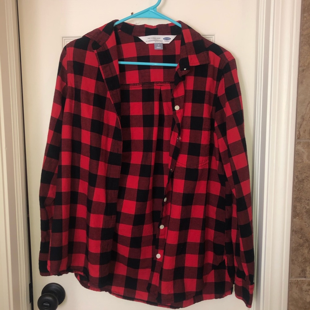 Flannel button down